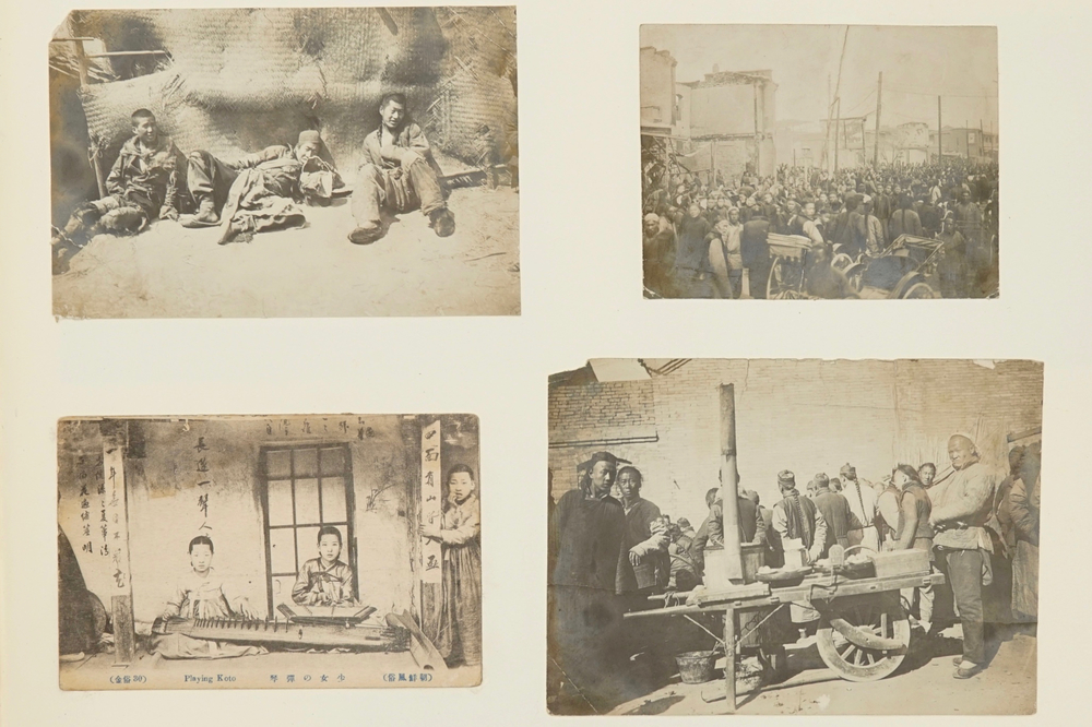 Een fotoalbum over een China-reis, begin 20e eeuw